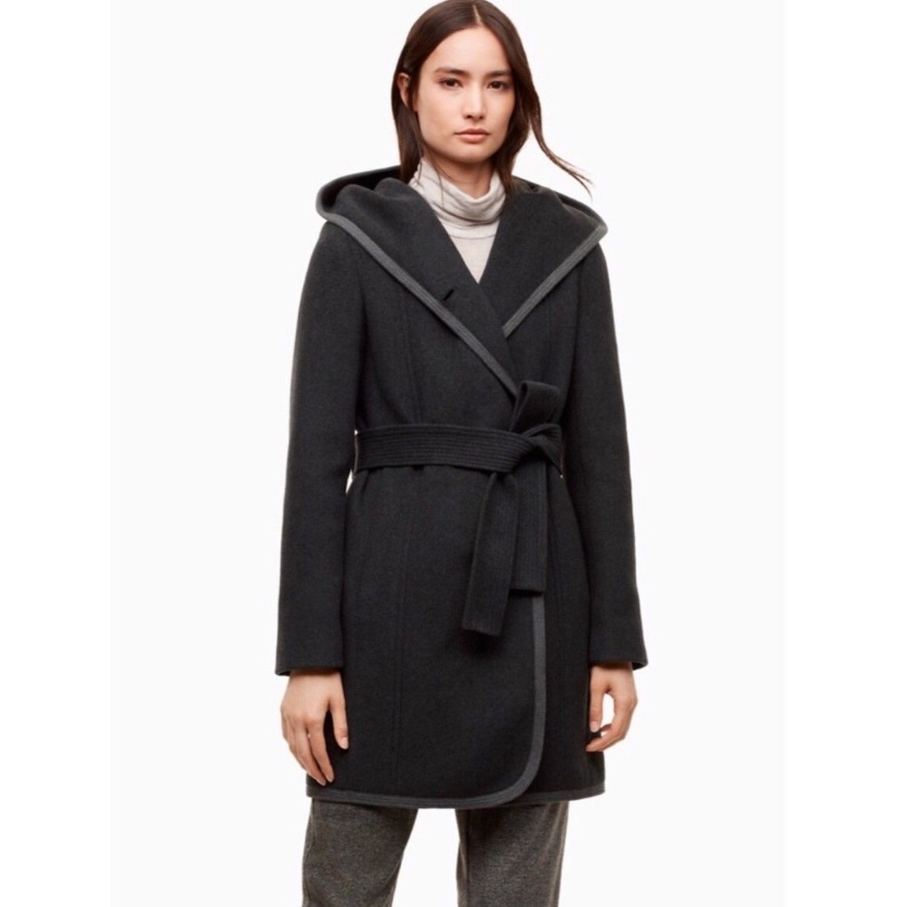 Aritzia Wilfred Borda Wool Cashmere Coat XS